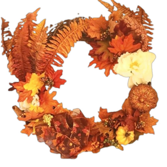 Fall Thanksgiving wreath - Picture 2 of 8